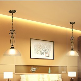 Lámpara de mesa rural del norte: ideas contemporáneas y minimalistas, lámpara colgante de vidrio de un solo cabezal.