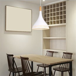 Lámparas colgantes de cafetería con luz colgante retro