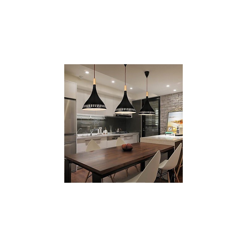 Lámparas colgantes de cafetería con luz colgante retro