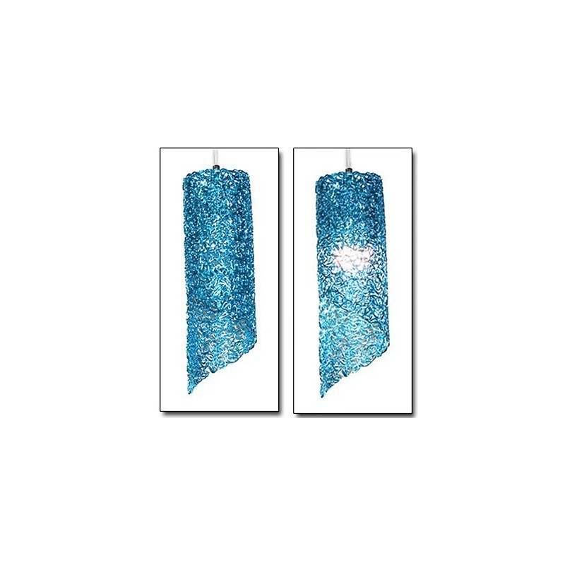 Lámparas creativas de un solo cabezal cilíndricas redondas y largas de aluminio.
