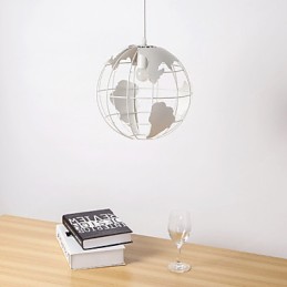 Lámpara colgante de globo de estilo rural contemporáneo moderno