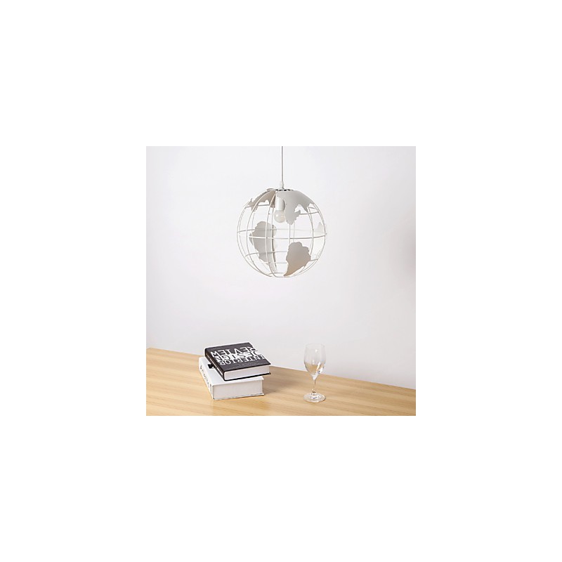 Lámpara colgante de globo de estilo rural contemporáneo moderno