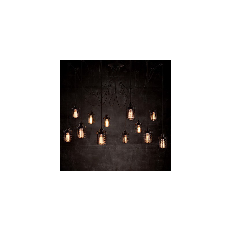 Colgante de flor de belleza de 12 cabezas estilo retro americano