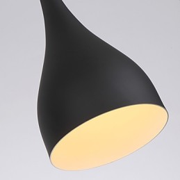 Lámpara colgante minimalista moderna con bombilla
