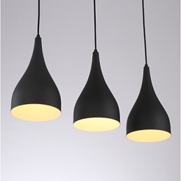 Lámpara colgante minimalista moderna con bombilla