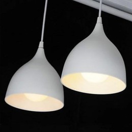 Lámpara colgante minimalista moderna con bombilla