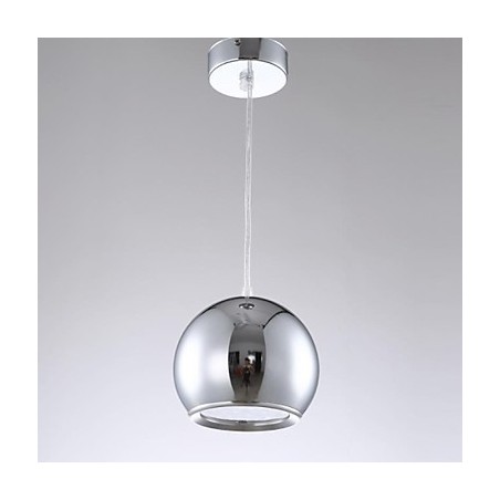 Lámpara colgante moderna y contemporánea de metal galvanizado con forma de globo Lámpara colgante moderna y contemporánea de metal galvanizado con forma de globo