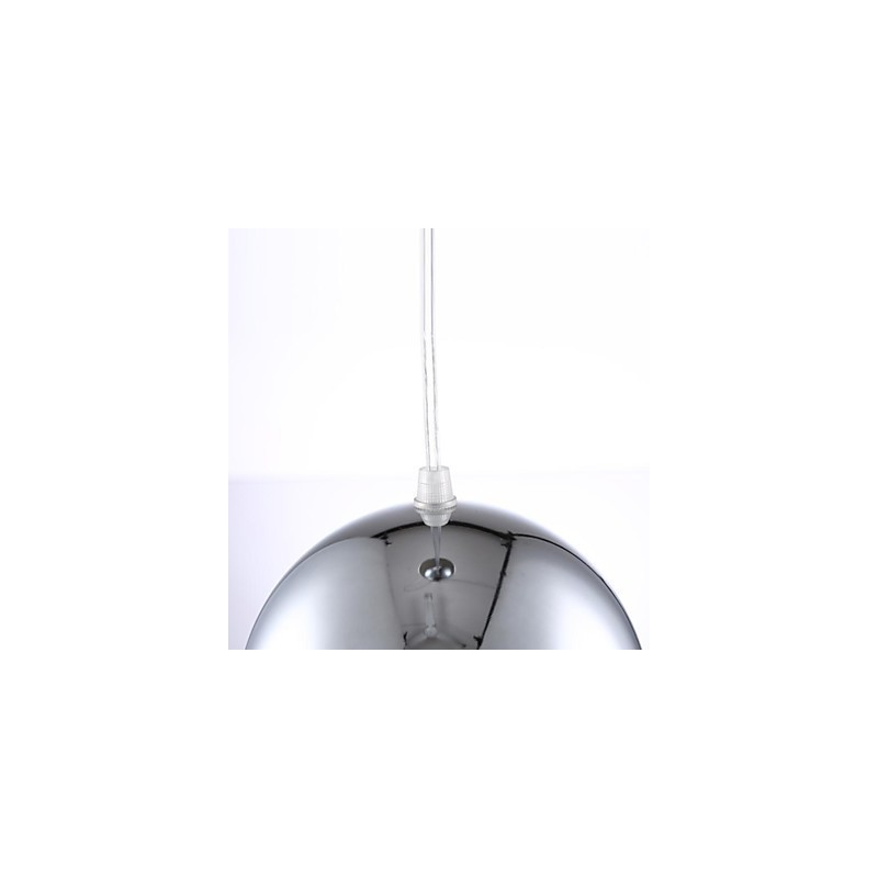 Lámpara colgante moderna y contemporánea de metal galvanizado con forma de globo