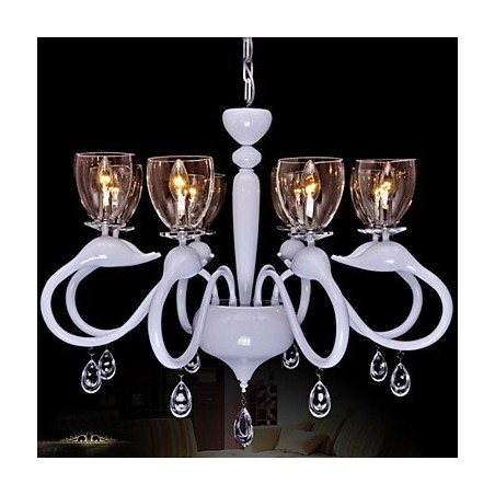 Lámpara colgante de cristal de estilo europeo con individualidad y creatividad. Lámpara colgante de cristal de estilo europeo con individualidad y creatividad.