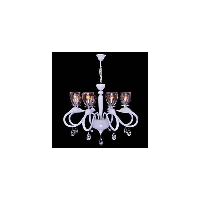 Lámpara colgante de cristal de estilo europeo con individualidad y creatividad.