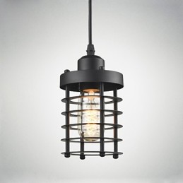 Lámpara de techo retro industrial de hierro vintage, lámpara colgante para tienda.