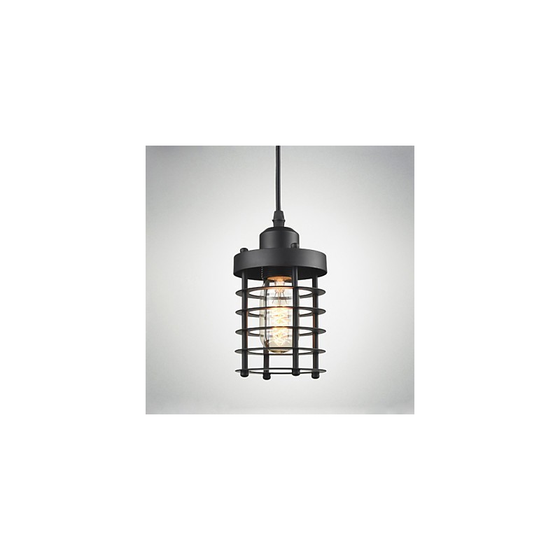 Lámpara de techo retro industrial de hierro vintage, lámpara colgante para tienda.