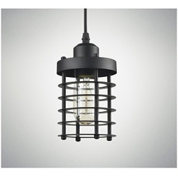 Lámpara de techo retro industrial de hierro vintage, lámpara colgante para tienda.