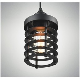 Lámpara de techo retro industrial de hierro vintage, lámpara colgante para tienda.