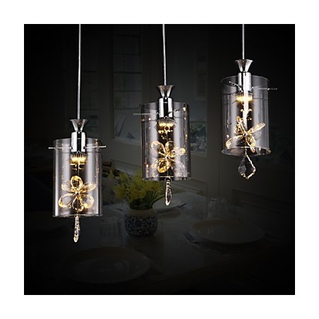 Lámpara colgante de cristal moderna y contemporánea de otros tipos de vidrio Lámpara colgante de cristal moderna y contemporánea de otros tipos de vidrio
