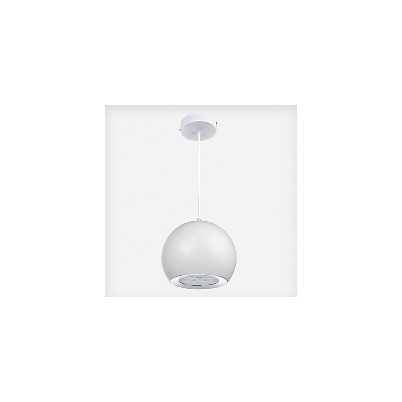 Lámpara colgante de metal con pintura de globo terráqueo contemporánea moderna