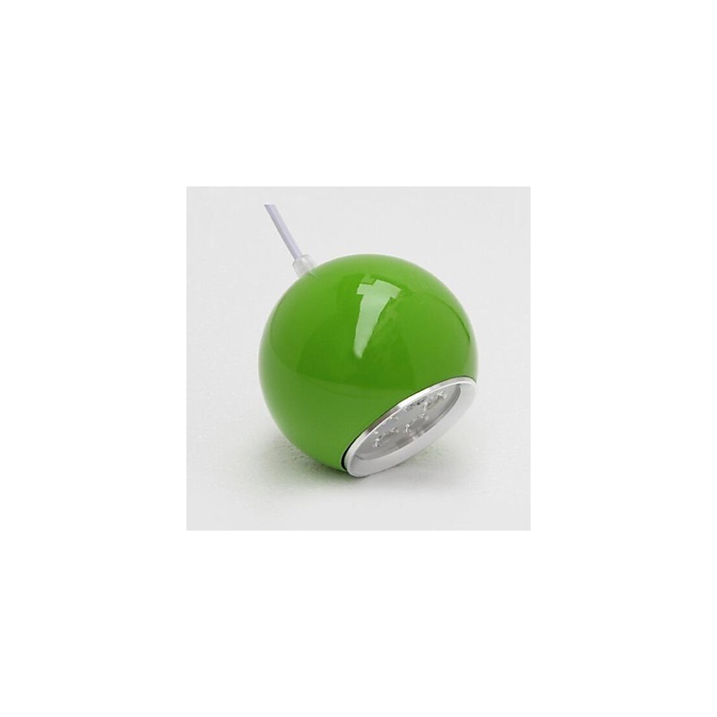 Lámpara colgante de metal con pintura de globo terráqueo contemporánea moderna