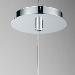 Lámpara de araña clásica tradicional de cristal transparente de 1 luz