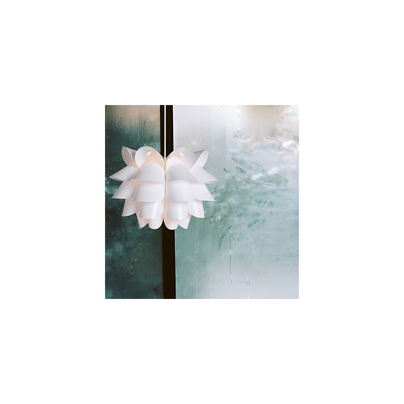 Lámpara colgante nórdica White Lotus, contemporánea y concisa.