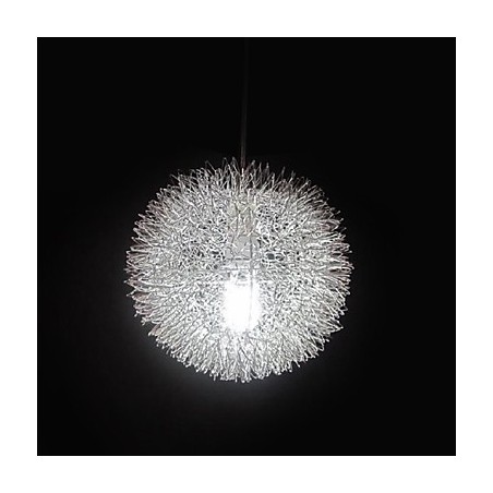 Lámpara colgante de metal con forma de globo moderna y contemporánea Lámpara colgante de metal con forma de globo moderna y contemporánea