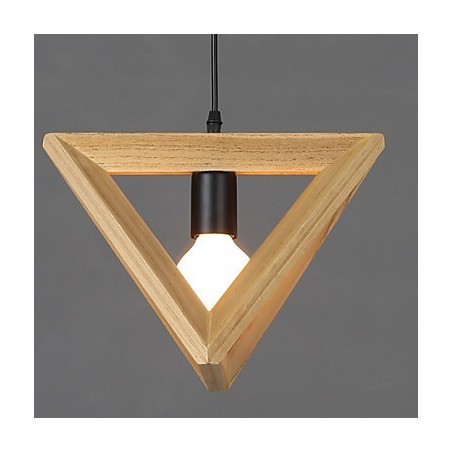 Lámpara colgante de madera moderna, lámpara colgante sencilla, lámpara colgante de cafetería Lámpara colgante de madera moderna, lámpara colgante sencilla, lámpara colgante de cafetería