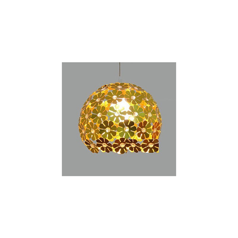 Lámpara colgante de cristal de una sola cabeza con forma de flor de ciruelo en color moderno