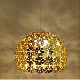Lámpara colgante de cristal de una sola cabeza con forma de flor de ciruelo en color moderno