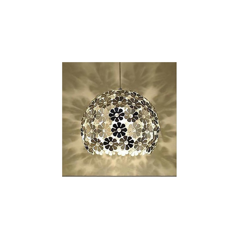 Lámpara colgante de cristal de una sola cabeza con forma de flor de ciruelo en color moderno