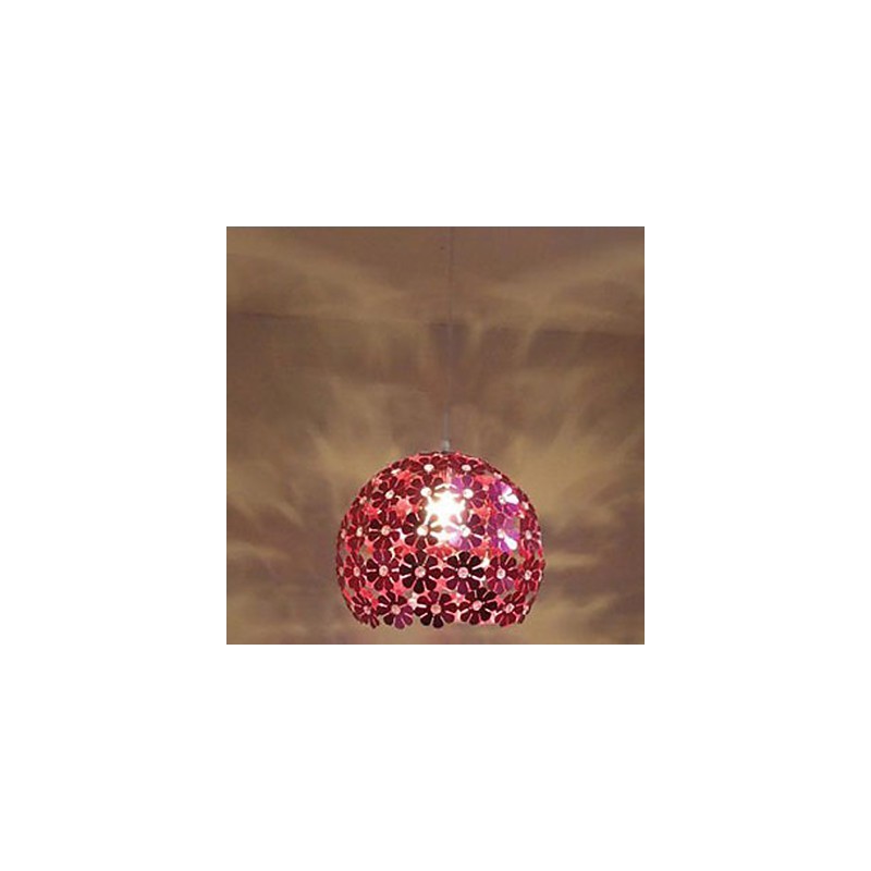 Lámpara colgante de cristal de una sola cabeza con forma de flor de ciruelo en color moderno