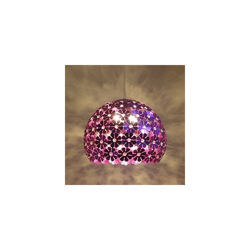 Lámpara colgante de cristal de una sola cabeza con forma de flor de ciruelo en color moderno