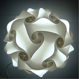 Lámpara colgante moderna de bola DIY de 25 cm