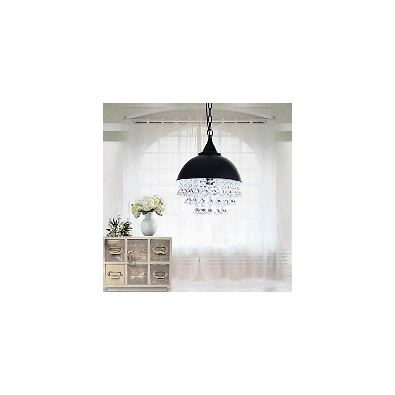 Lámpara de araña de hierro con forma de manzana, estilo minimalista retro americano, de una sola cabeza