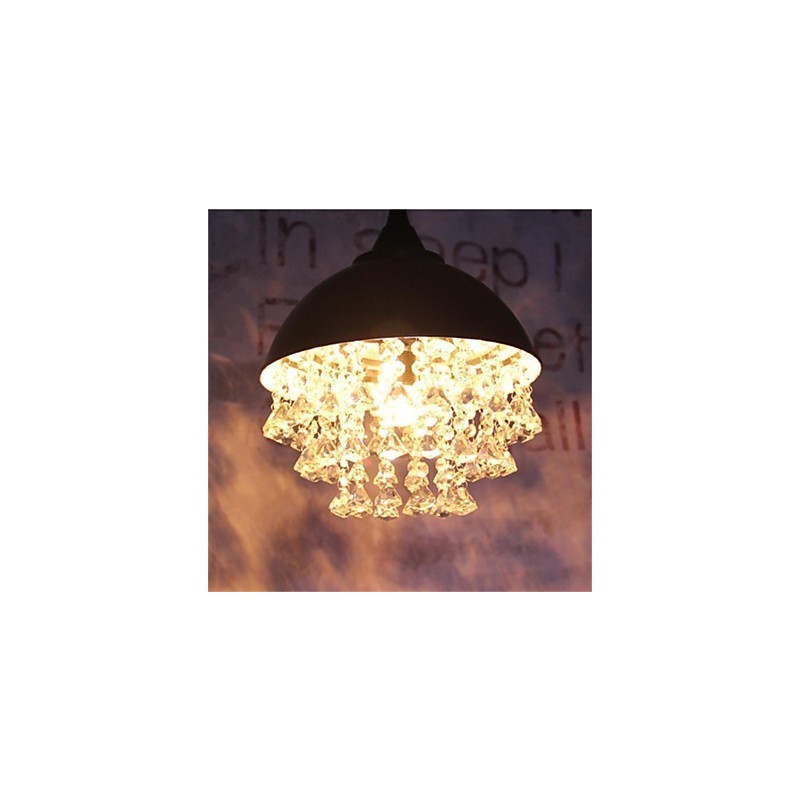 Lámpara de araña de hierro con forma de manzana, estilo minimalista retro americano, de una sola cabeza