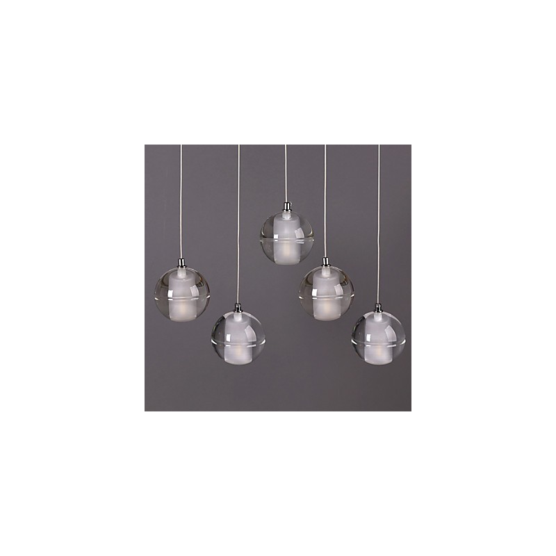 Lámpara colgante de piedra de cristal de 1 luz, lámpara colgante de cafetería, iluminación decorativa