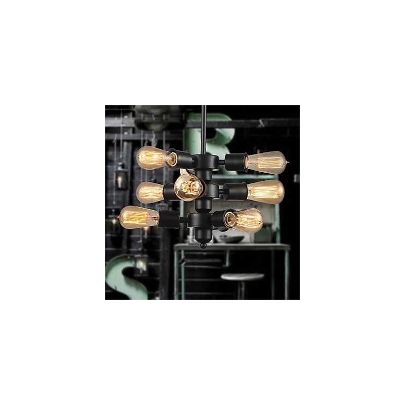 Lámpara de araña retro Edison