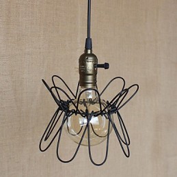 Lámpara de araña de deformación retro industrial americana