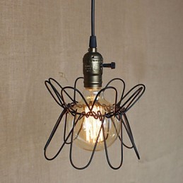 Lámpara de araña de deformación retro industrial americana