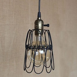 Lámpara de araña de deformación retro industrial americana