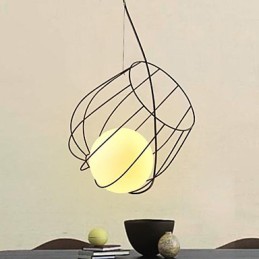Lámpara colgante de metal de diseñadores retro