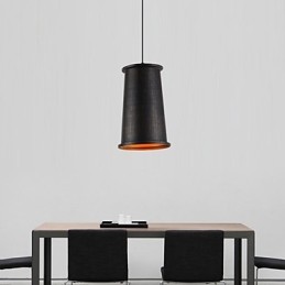 Lámpara colgante de metal de diseñadores retro