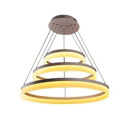 Lámpara colgante moderna de acrílico de color blanco de gran oferta, 130 W
