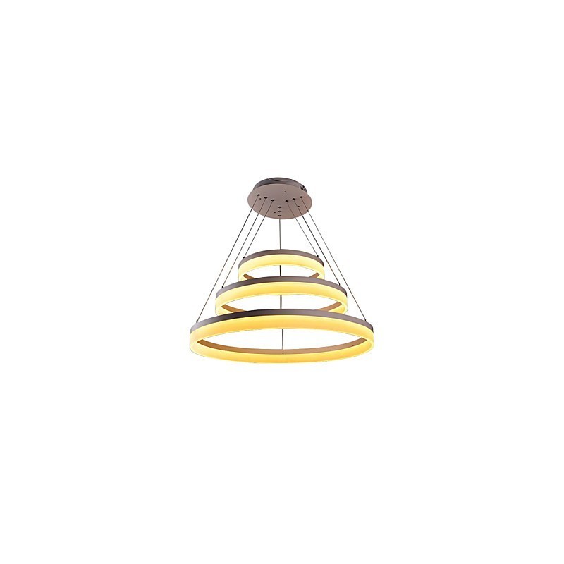 Lámpara colgante moderna de acrílico de color blanco de gran oferta, 130 W