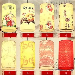 Lámpara de araña de una sola cabeza con diseño de casa de té Archaizes, lámpara colgante pequeña