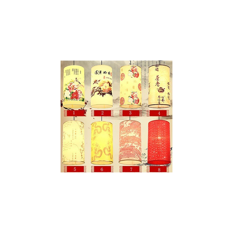 Lámpara de araña de una sola cabeza con diseño de casa de té Archaizes, lámpara colgante pequeña