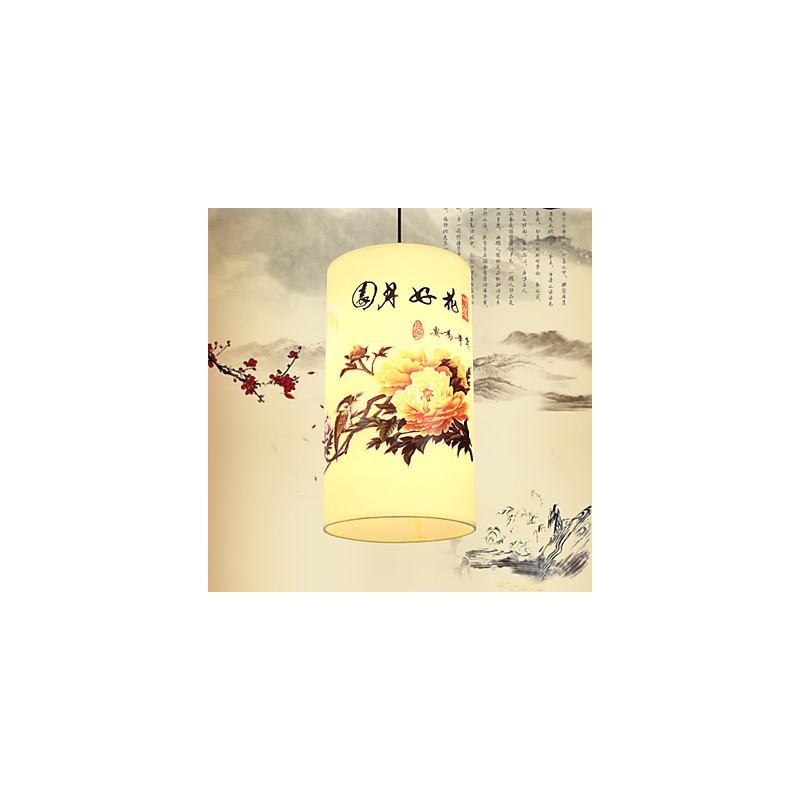 Lámpara de araña de una sola cabeza con diseño de casa de té Archaizes, lámpara colgante pequeña