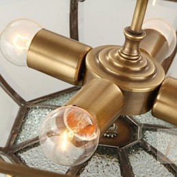 Lámparas colgantes estilo mini, tradicionales, clásicas, de metal.