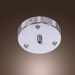 Lámpara colgante artística de cristal de 6 luces con pantalla de cristal