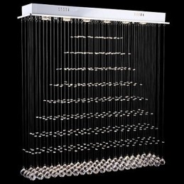 Lámpara colgante de metal galvanizado con cristal, estilo rústico, estilo cabaña, estilo tradicional, moderno y contemporáneo.