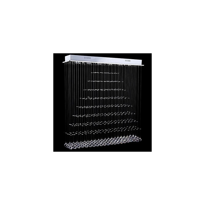 Lámpara colgante de metal galvanizado con cristal, estilo rústico, estilo cabaña, estilo tradicional, moderno y contemporáneo.