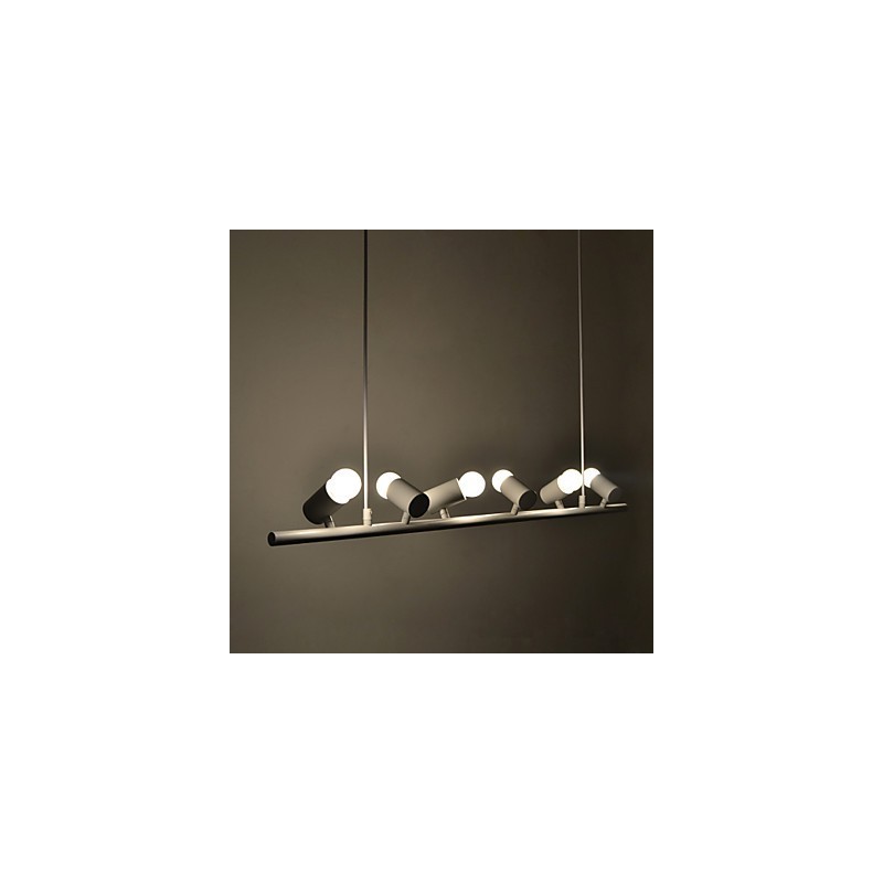 Lámpara colgante de metal con pintura estilo mini retro vintage